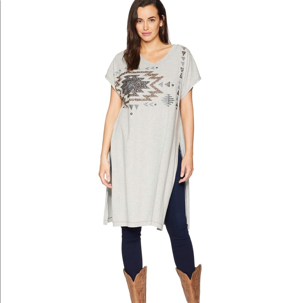 Double D Ranch Gray Tunic